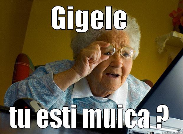 GIGELE TU ESTI MUICA ? Grandma finds the Internet