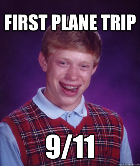 First Plane Trip 9/11  