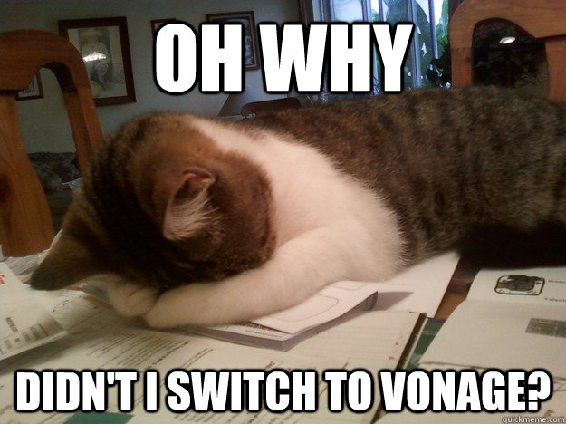 oh why didn't i switch to vonage? - oh why didn't i switch to vonage?  Misc