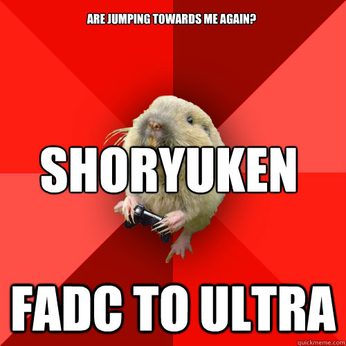 ARE JUMPING TOWARDS ME AGAIN? FADC TO ULTRA SHORYUKEN  Gaming Gopher