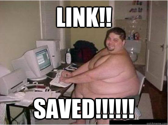 LINK!! SAVED!!!!!! - LINK!! SAVED!!!!!!  Fat Guy on Computer