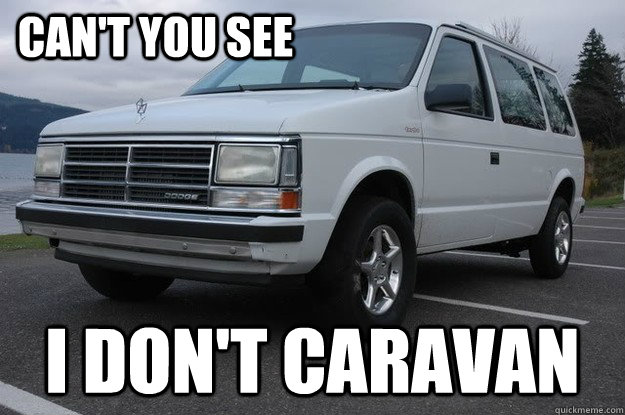 CAN'T YOU SEE i don't caravan - CAN'T YOU SEE i don't caravan  COOL CARAVAN