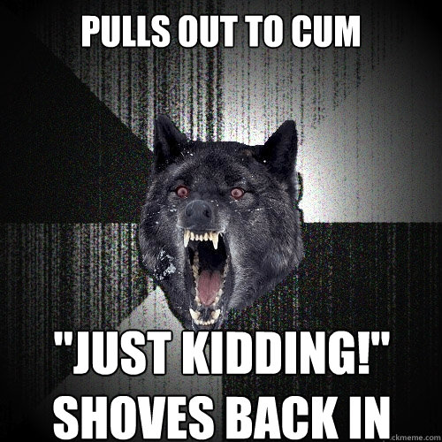 Pulls out to cum 