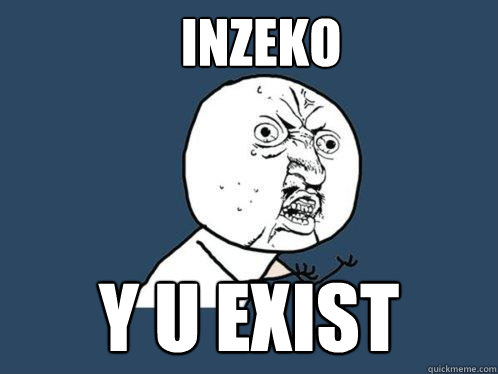 INZEKO y u EXIST  Y U No