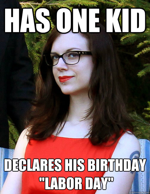 Has one kid Declares his birthday
 