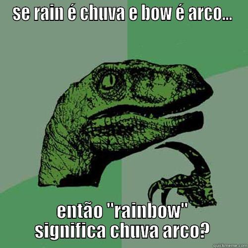 SE RAIN É CHUVA E BOW É ARCO... ENTÃO 