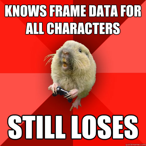 KNOWS frame data for all characters still loses  Gaming Gopher