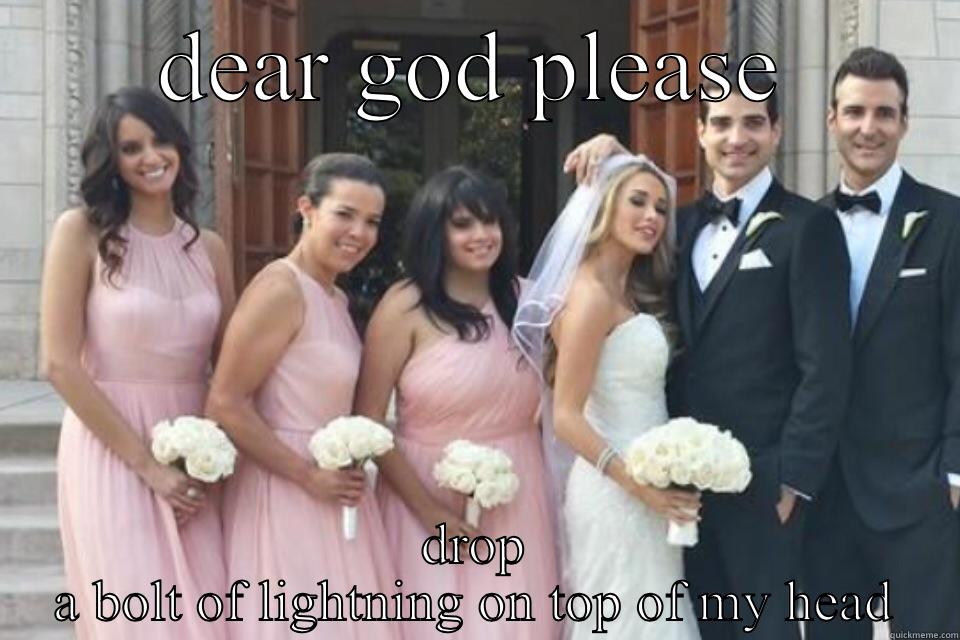 bridesmaid problems - DEAR GOD PLEASE DROP A BOLT OF LIGHTNING ON TOP OF MY HEAD Misc