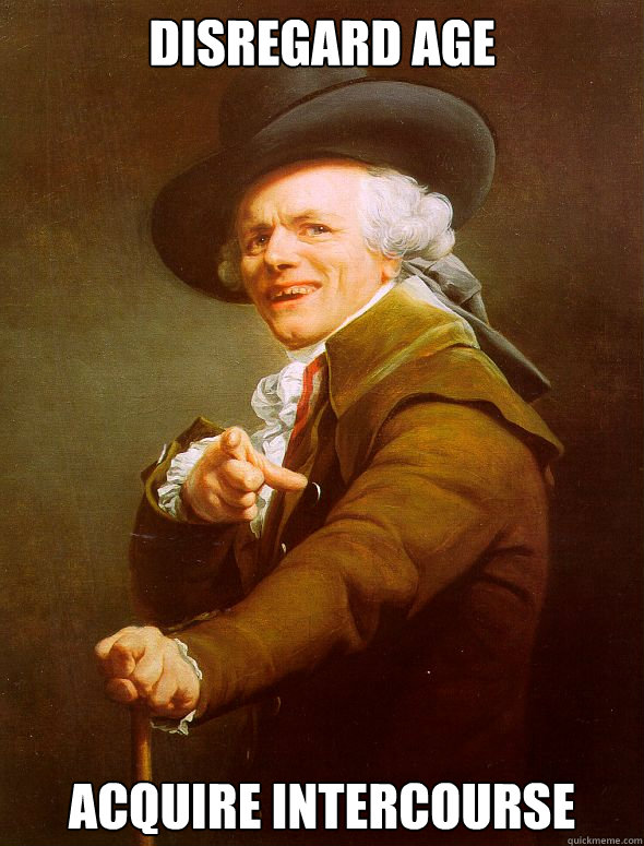 DISREGARD AGE ACQUIRE INTERCOURSE - DISREGARD AGE ACQUIRE INTERCOURSE  Joseph Ducreux