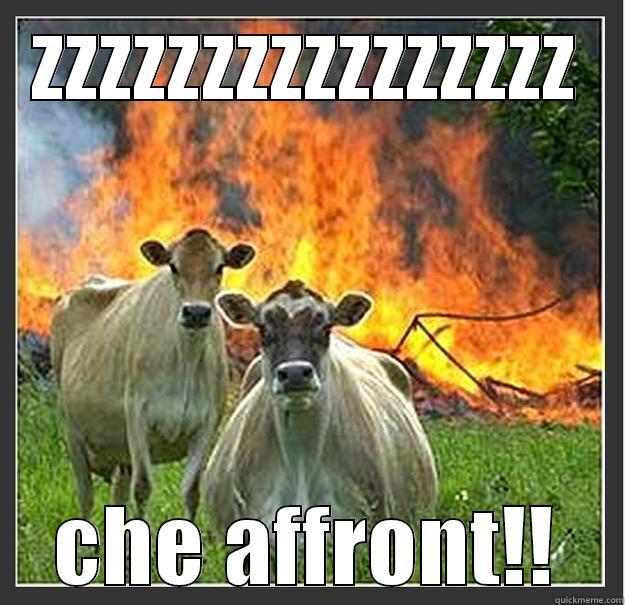 ZZZZZZZZZZZZZZZZ CHE AFFRONT!! Evil cows