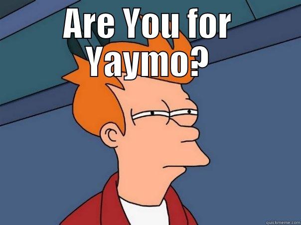 ARE YOU FOR YAYMO?  Futurama Fry