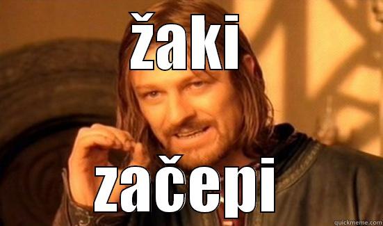 ŽAKI ZAČEPI Boromir