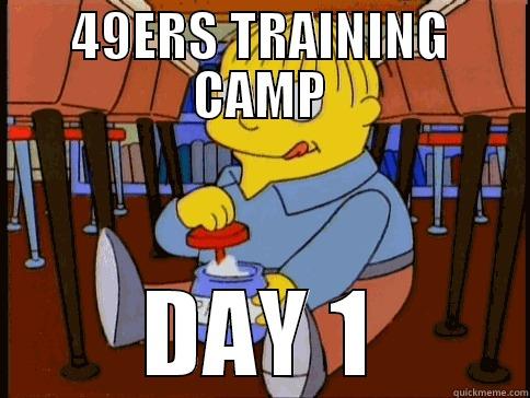 49ERS TRAINING CAMP DAY 1 Misc