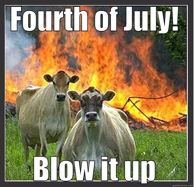 FOURTH OF JULY! BLOW IT UP Evil cows