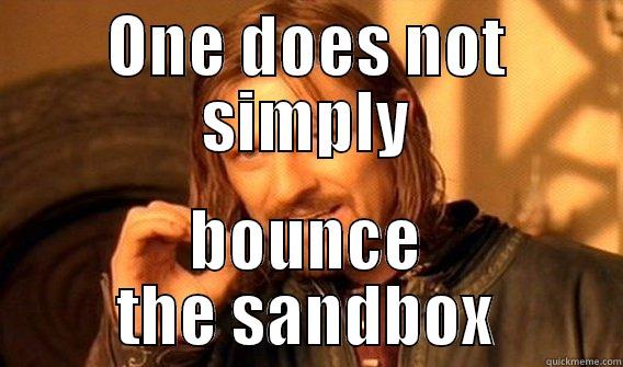 ONE DOES NOT SIMPLY BOUNCE THE SANDBOX One Does Not Simply