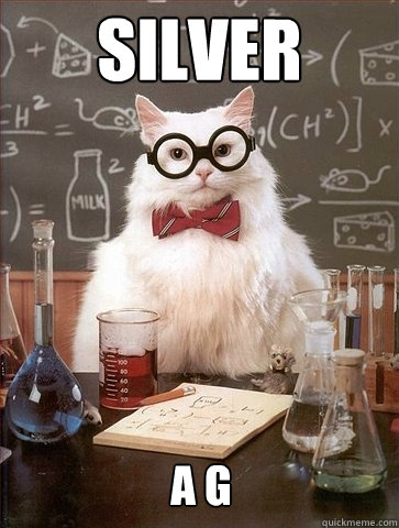 SILVER A G - SILVER A G  Chemistry Cat