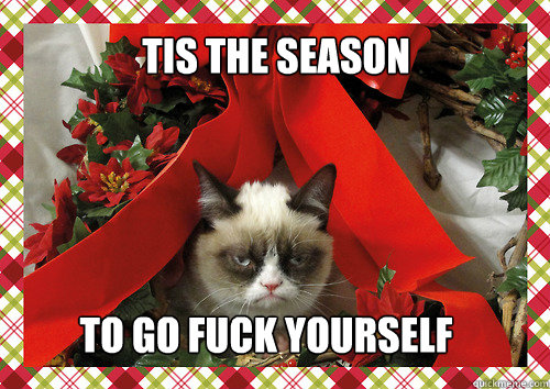 Tis the season to go fuck yourself - Tis the season to go fuck yourself  merry christmas