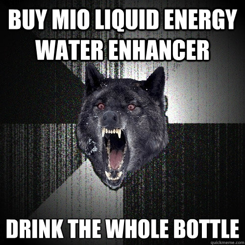 Buy Mio Liquid Energy Water Enhancer DRINK THE WHOLE BOTTLE  Insanity Wolf