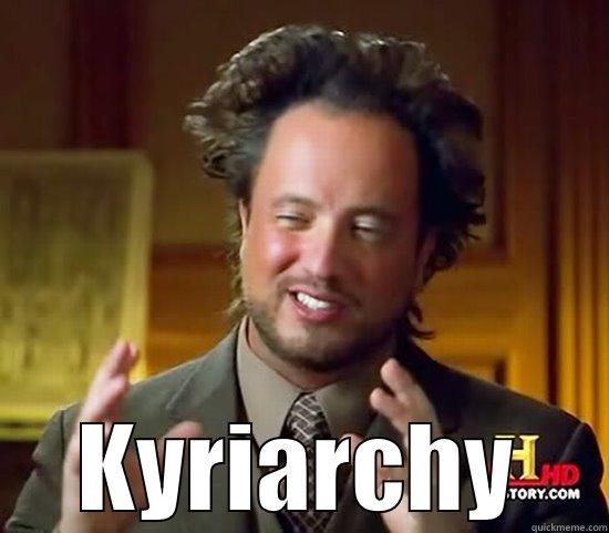 K Debate -  KYRIARCHY Ancient Aliens