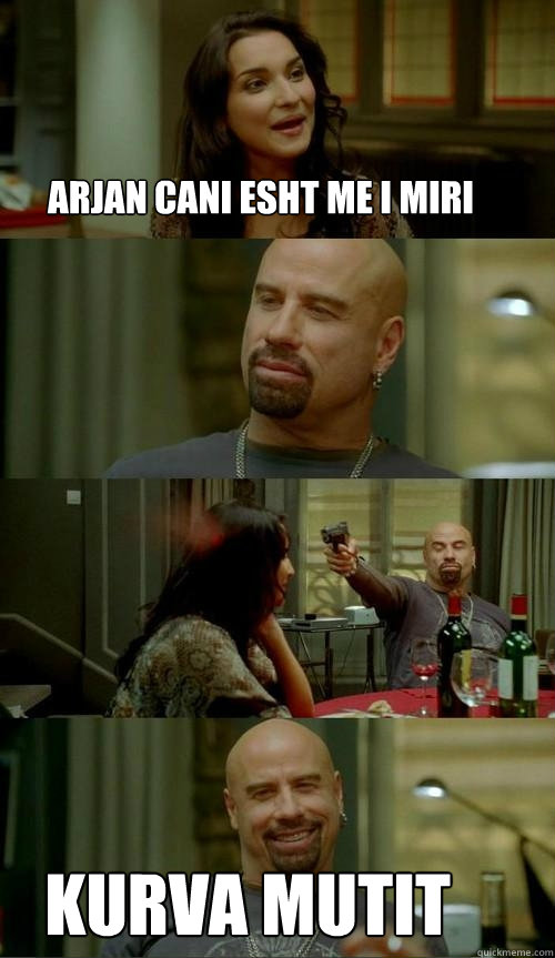 Arjan cani esht Me i miri Kurva Mutit  Skinhead John