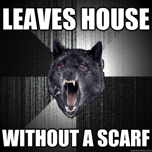 Leaves House Without a scarf  Insanity Wolf