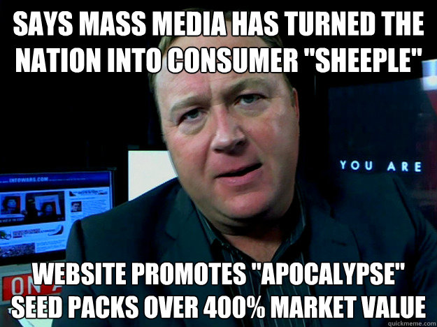 Says Mass media has turned the nation into consumer 