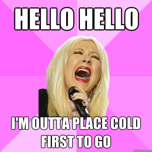 HELLO HELLO I'm outta place cold first to go  Wrong Lyrics Christina