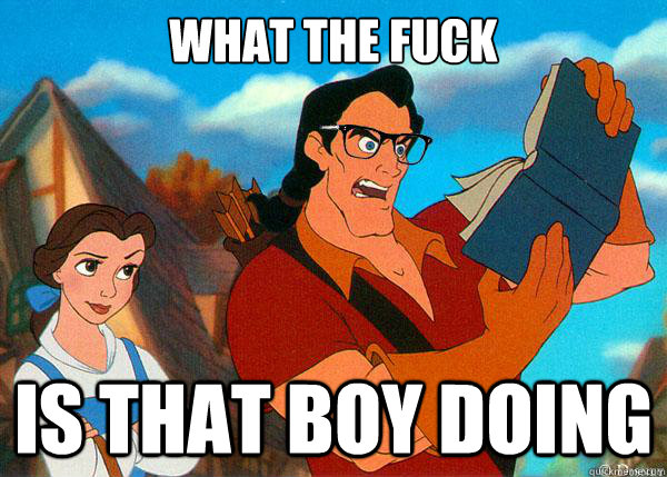 What the fuck is that boy doing  Hipster Gaston