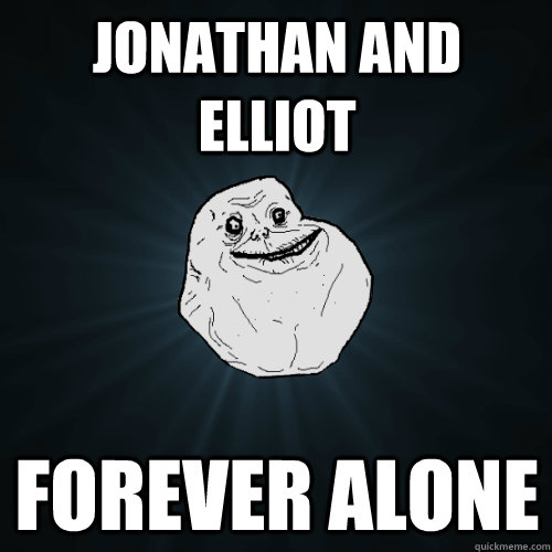 Jonathan and Elliot Forever Alone  Forever Alone