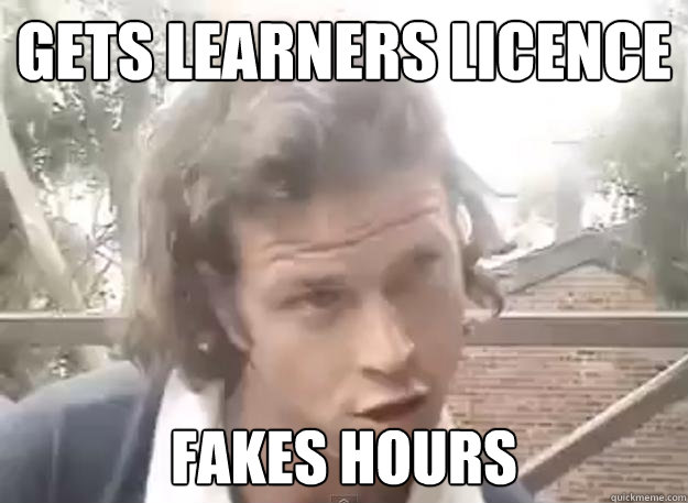 Gets learners licence fakes hours  