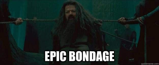  EPIC BONDAGE  Hagrid