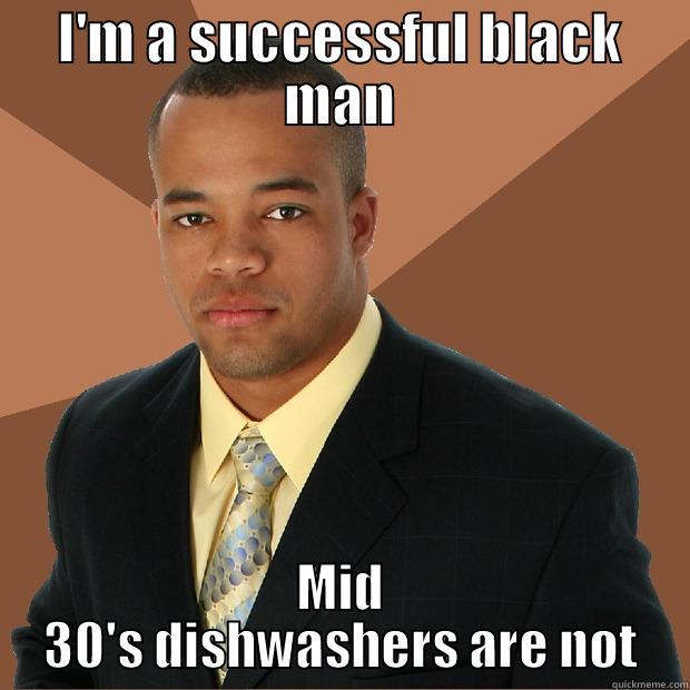 I'M A SUCCESSFUL BLACK MAN MID 30'S DISHWASHERS ARE NOT Successful Black Man