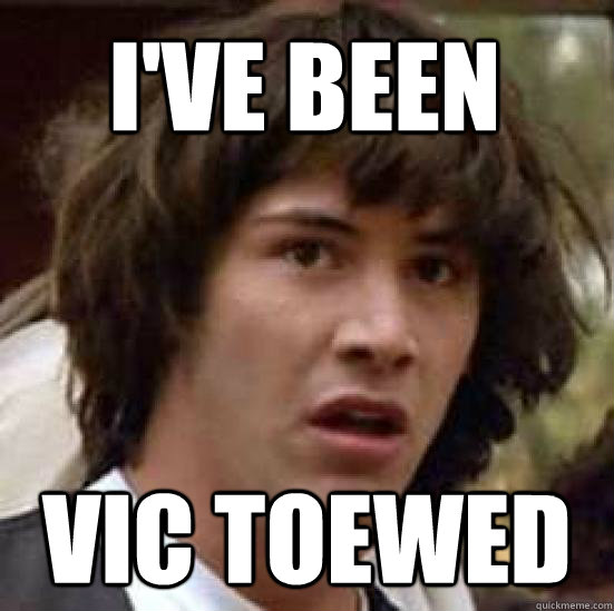 I've been Vic Toewed  conspiracy keanu