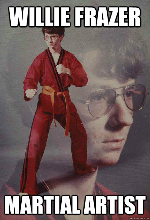 Willie FRAZER MARTIAL ARTIST  Karate Kyle