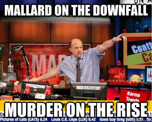 Mallard on the downfall murder on the rise  Mad Karma with Jim Cramer