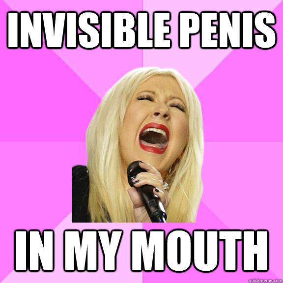 Invisible penis In my mouth  Wrong Lyrics Christina