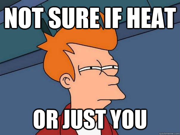 Not sure if heat or just you - Not sure if heat or just you  Futurama Fry