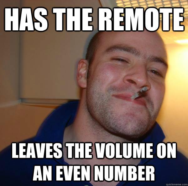 Has the remote Leaves the volume on an even number - Has the remote Leaves the volume on an even number  Misc