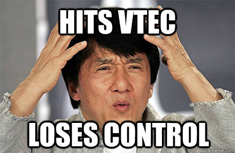 Hits vtec loses control  EPIC JACKIE CHAN