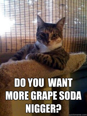 do you  want more grape soda nigger?   The Most Interesting Cat in the World