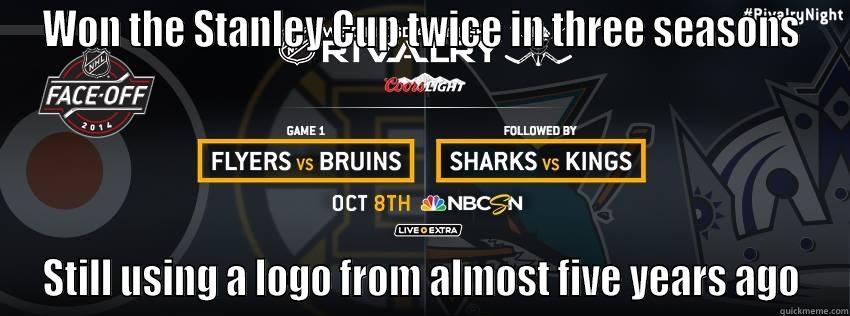 WON THE STANLEY CUP TWICE IN THREE SEASONS STILL USING A LOGO FROM ALMOST FIVE YEARS AGO Misc