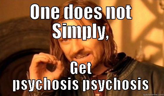 Smoking Derp - ONE DOES NOT SIMPLY, GET PSYCHOSIS PSYCHOSIS Boromir