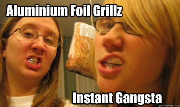 Aluminium Foil Grillz Instant Gangsta  Grillz