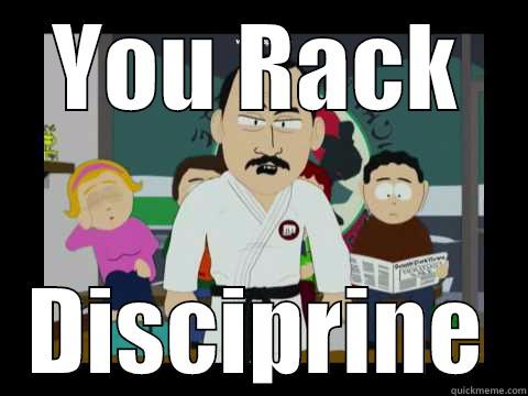 YOU RACK DISCIPRINE Misc