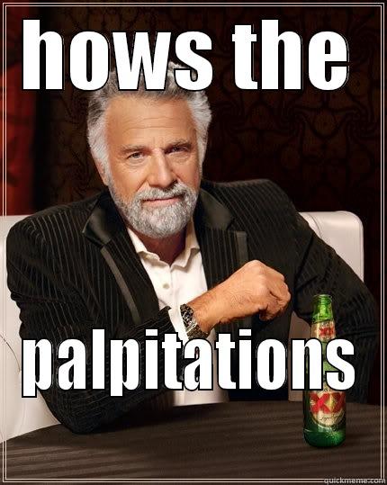 HOWS THE PALPITATIONS The Most Interesting Man In The World