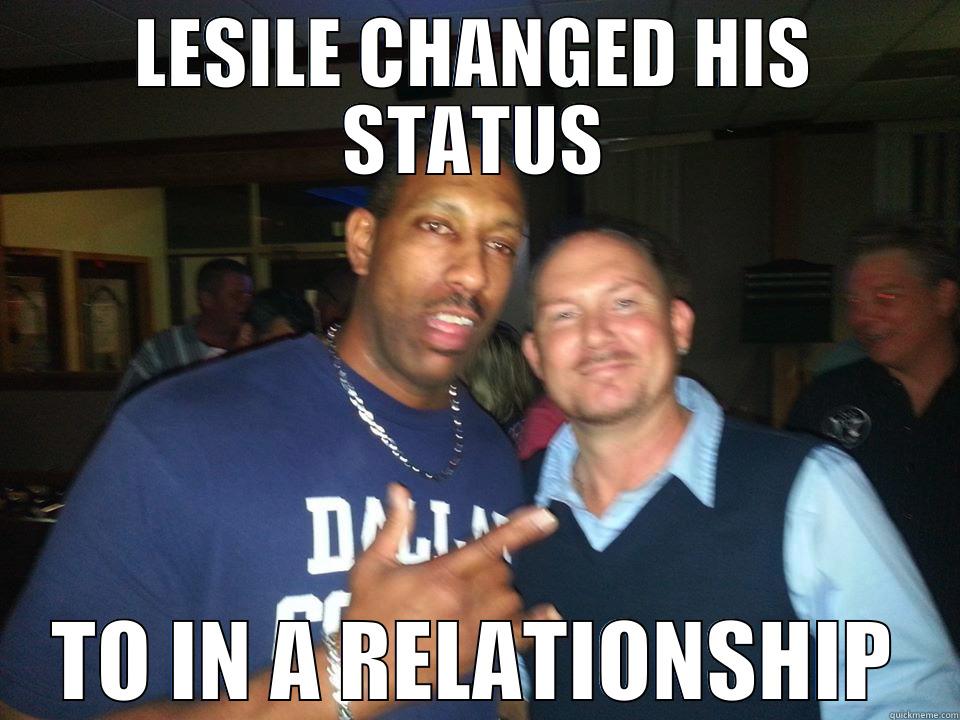 LESILE CHANGED HIS STATUS TO IN A RELATIONSHIP Misc