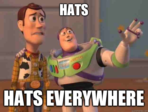 Hats Hats everywhere  Toy Story