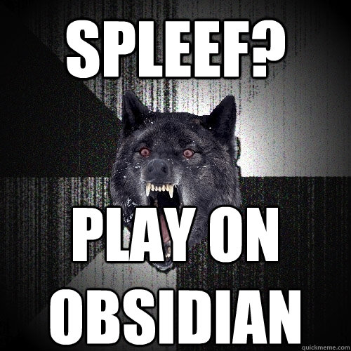 Spleef? PLAY ON OBSIDIAN  Insanity Wolf