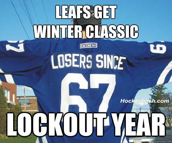 leafs get 
winter classic lockout year  toronto maple leafs get winter classic lockout year