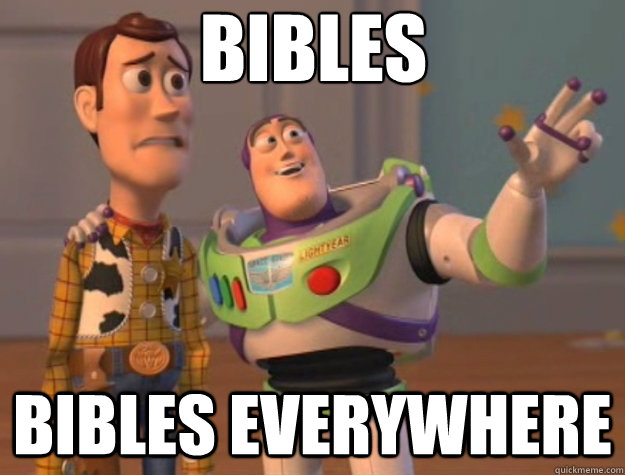 bibles bibles everywhere - bibles bibles everywhere  Toy Story